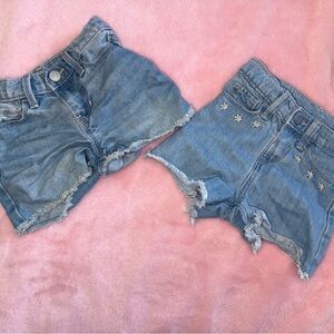Girls' Light Wash Denim Shorts